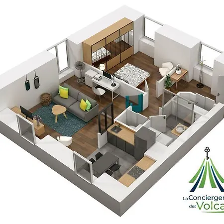 Apartment Le Cocon Des Volcans- Montferrand